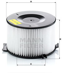 Raitisilmasuodatin MANN-FILTER CU 1738