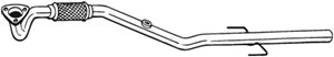 Pakoputki, Edessä, OPEL SIGNUM Halvkombi, VECTRA C, VECTRA C GTS, VECTRA C Kombi, VAUXHALL SIGNUM, VECTRA Mk II, 13229909, 5854448