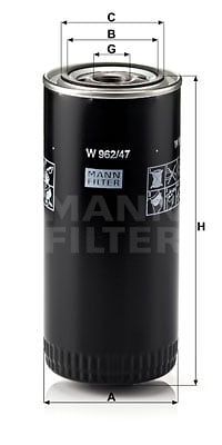 Öljynsuodatin MANN-FILTER W 962/47