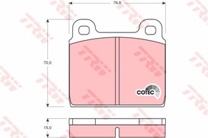 Jarrupalasarja, levyjarru, Etuakseli, ALFA ROMEO,FERRARI,FORD,MERCEDES-BENZ,OPEL,PORSCHE,VAUXHALL,VW, 000 420 66 20, 000 420 67 20, 000
