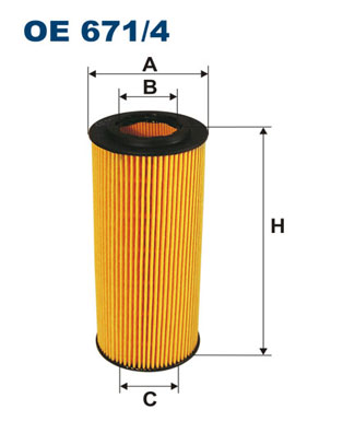 Öljynsuodatin FILTRON OE 671/4