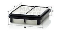 Ilmansuodatin MANN-FILTER C 2337