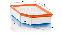 Ilmansuodatin MANN-FILTER C 31 027
