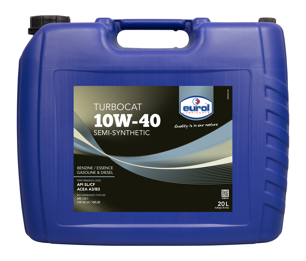 Moottoriöljy EUROL 10W40 TURBOCAT 20L