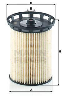 Polttoainesuodatin MANN-FILTER PU 10 010 z