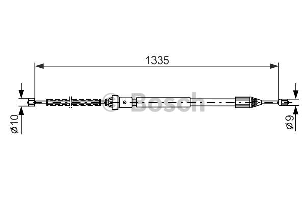 Käsijarruvaijeri BOSCH 1 987 477 783
