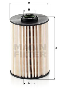 Polttoainesuodatin MANN-FILTER PU 937 x