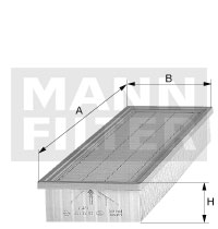 Raitisilmasuodatin MANN-FILTER CU 2910