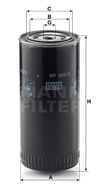 Öljynsuodatin MANN-FILTER WP 962/5