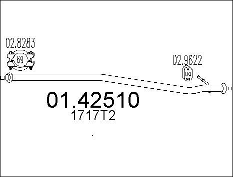 Pakoputki MTS 01.42510