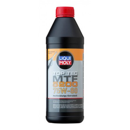 Vaihteistoöljy LIQUI MOLY TOP TEC MTF 5200 75W80 1L