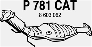 Katalysaattori, VOLVO S60 I, S80 I, V70 II, 8603062, 8642987, 8670220
