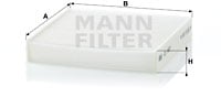 Raitisilmasuodatin MANN-FILTER CU 1827