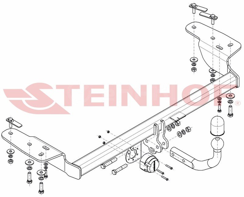 Vetokoukku STEINHOF STC-210 Chrysler 300C '04-