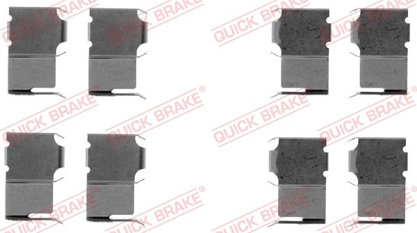 Tarvikesarja, jarrupala QUICK BRAKE 109-1063