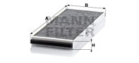 Raitisilmasuodatin MANN-FILTER CUK 3955