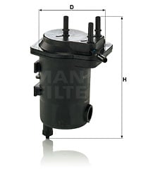 Polttoainesuodatin MANN-FILTER WK 939/10 x