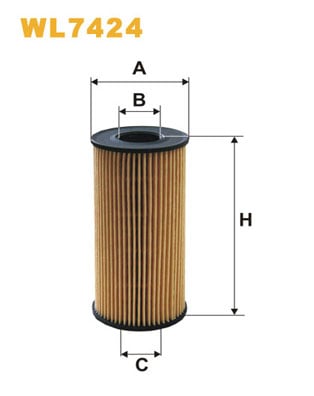 Öljynsuodatin WIX FILTERS WL7424