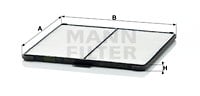 Raitisilmasuodatin MANN-FILTER CU 2012