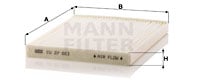 Raitisilmasuodatin MANN-FILTER CU 27 003