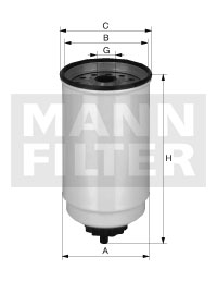 Polttoainesuodatin MANN-FILTER WK 9041 x