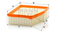 Ilmansuodatin MANN-FILTER C 23 124