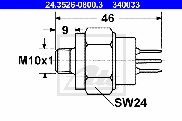 Jarruvalokatkaisija ATE 24.3526-0800.3