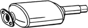 Katalysaattori, Keskellä, VOLVO S40 I, V40 Kombi, 30850993, 308509934