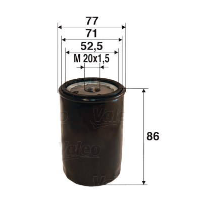 Öljynsuodatin VALEO 586027