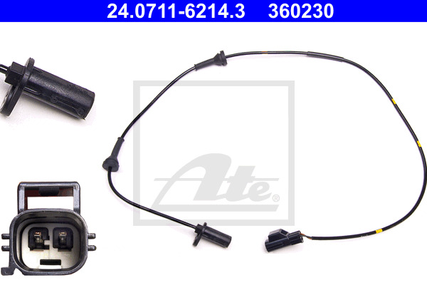 ABS-anturi ATE 24.0711-6214.3