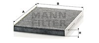 Raitisilmasuodatin MANN-FILTER CUK 2882