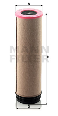 Toisioilmasuodatin MANN-FILTER CF 1650