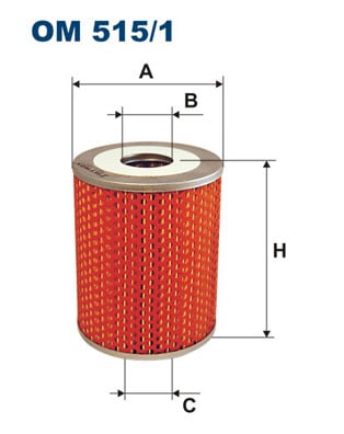 Öljynsuodatin FILTRON OM 515/1
