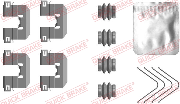 Tarvikesarja, jarrupala QUICK BRAKE 109-0117