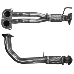 Pakoputki, Edessä, HONDA ACCORD VI, ACCORD Hatchback VI, 18210S1AE01, 4189870