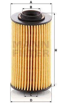 Öljynsuodatin MANN-FILTER HU 69/3 x