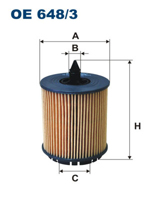Öljynsuodatin FILTRON OE 648/3