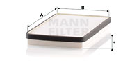 Raitisilmasuodatin MANN-FILTER CU 2650
