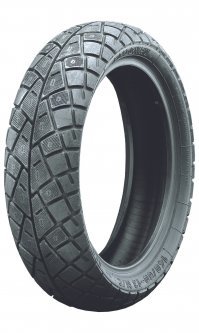 Heidenau K62 Snowtex ( 120/70-10 RF TL 54M takapyörä, M+S-merkintä, etupyörä )