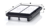 Ilmansuodatin MANN-FILTER C 24 003