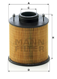 Ureasuodatin MANN-FILTER U 620/3 y KIT