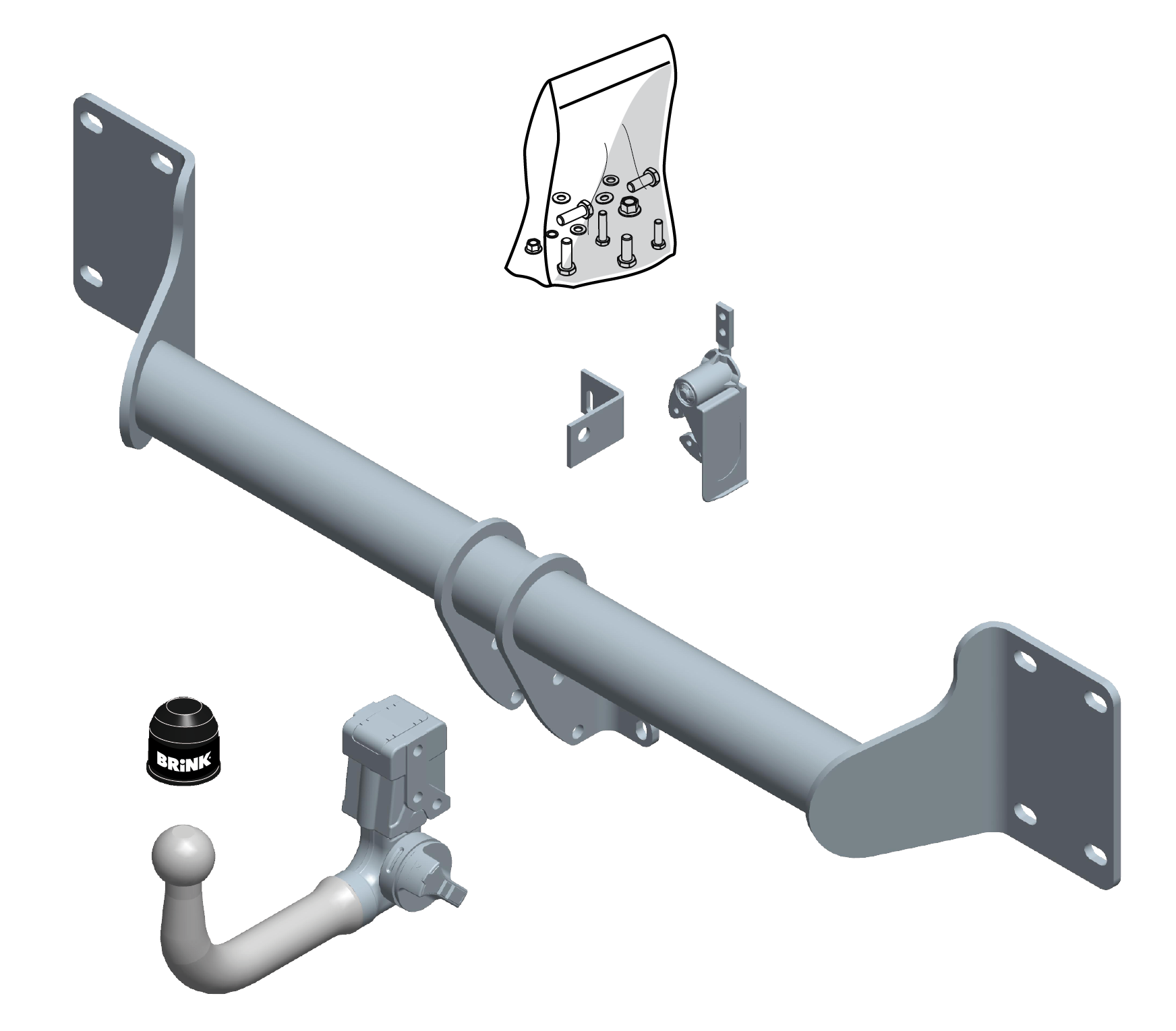 Vetokoukku BRINK 586900 BMW X5 F15, F85, E70, X6 F16, F86