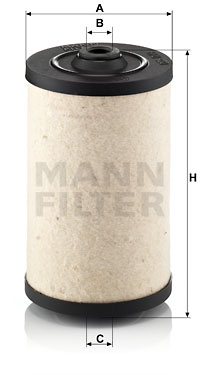 Polttoainesuodatin MANN-FILTER BFU 900 x