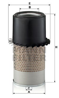 Ilmansuodatin MANN-FILTER C 18 328