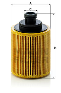 Öljynsuodatin MANN-FILTER HU 712/7 x