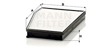 Raitisilmasuodatin MANN-FILTER CU 3040