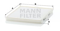 Raitisilmasuodatin MANN-FILTER CU 2326