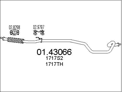 Pakoputki MTS 01.43066