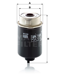 Polttoainesuodatin MANN-FILTER WK 8166