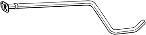 Pakoputki, Keskellä, OPEL ASTRA J, ASTRA J GTC, ASTRA J Sedan, ASTRA J Sports Tourer, VAUXHALL ASTRA Mk VI, 13329570, 13397897, 852425,